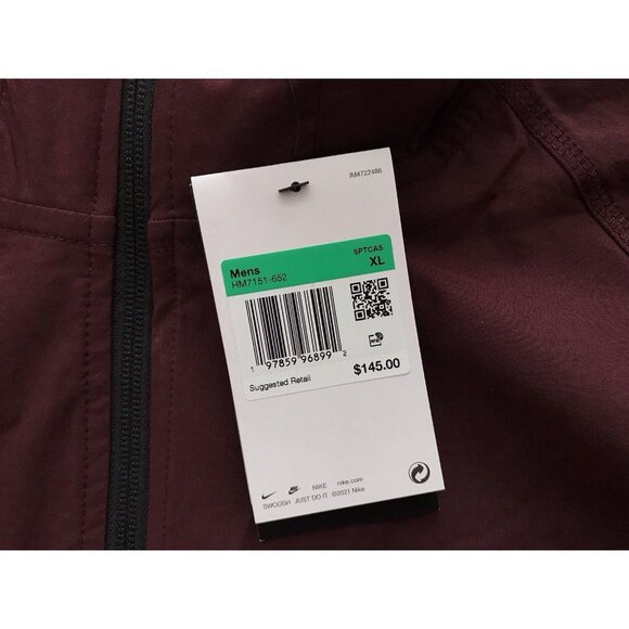 Size XL Mens Nike Tech Windrunner Woven Full-Zip Jacket Purple Maroon HM7151-652 - Picture 7 of 8